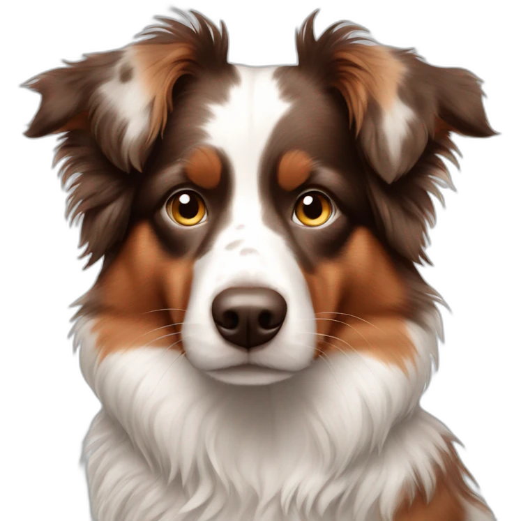mini aussie red merle emoji