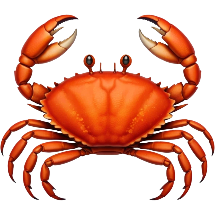 Crab in the fire emoji