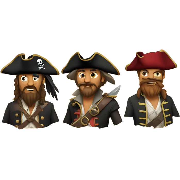 4 pirates  emoji
