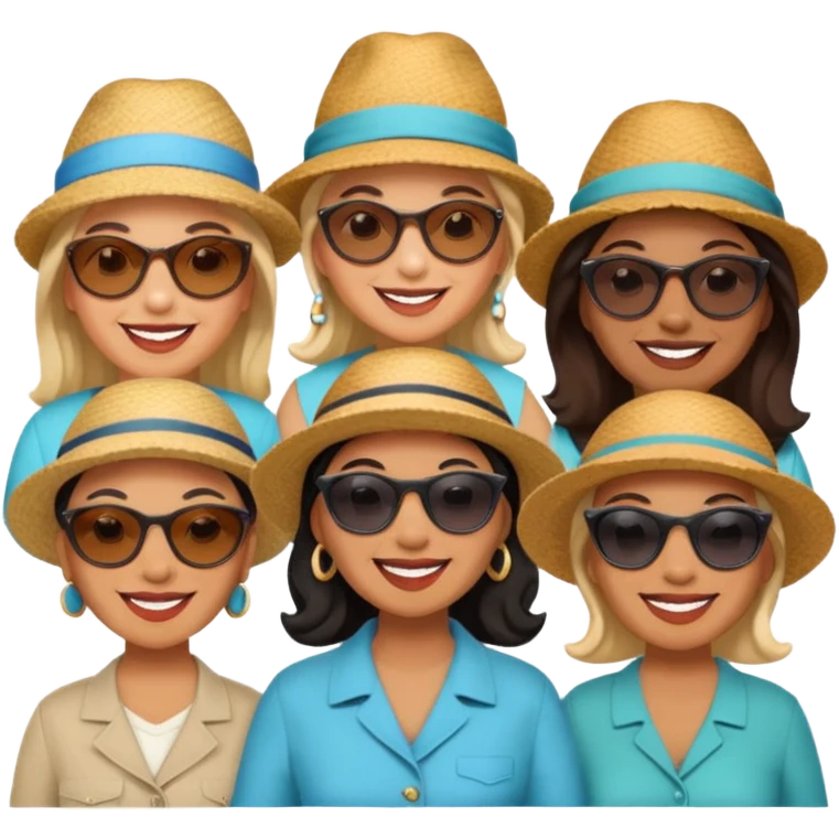 Aunties (5) traveling emoji