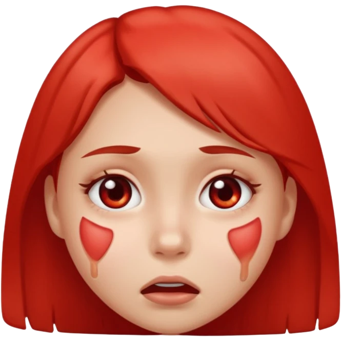 Slap girl face emoji