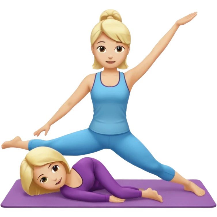 pilates on the mat create emoji emoji