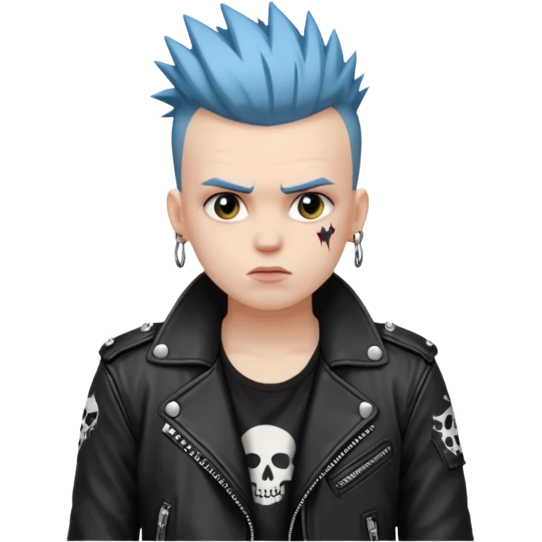 a punk rocker emoji