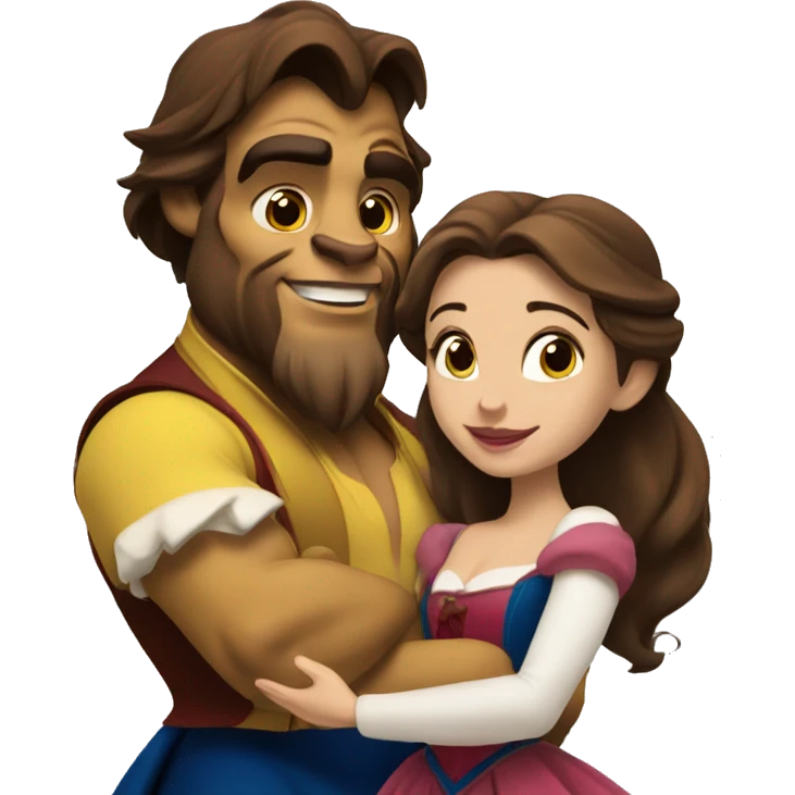 Beauty and the beast emoji