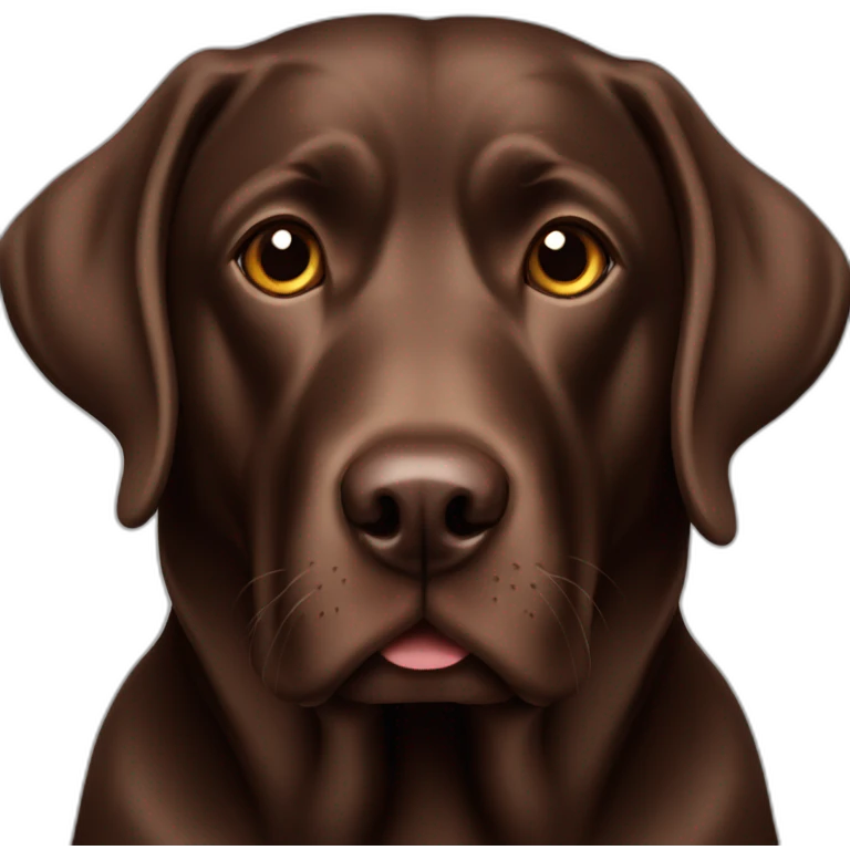 chocolate labrador emoji