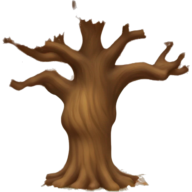 a oak tree in autumn emoji