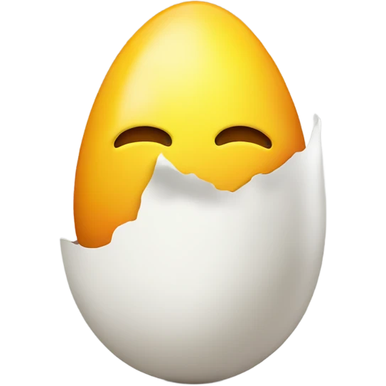 Smoking egg emoji