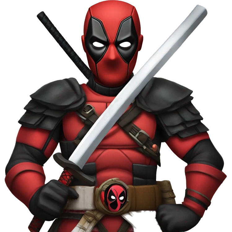deadpool samurai emoji