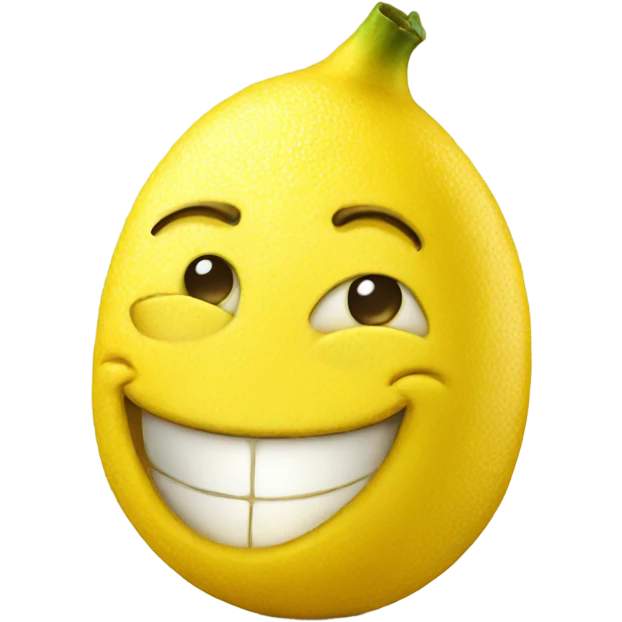 happy lemon emoji