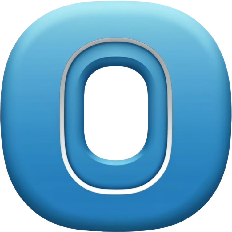 P N P Letters in modern font emoji