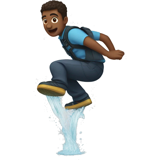 jump into water emoji