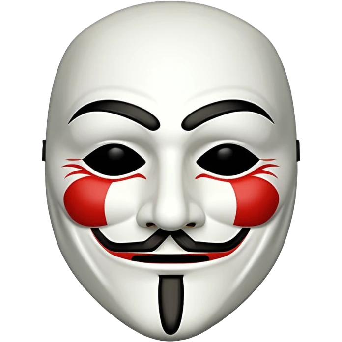 Guy Fawkes mask emoji