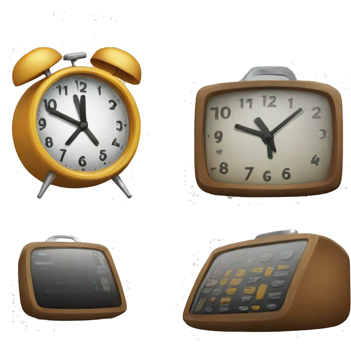 Alarm clock emoji