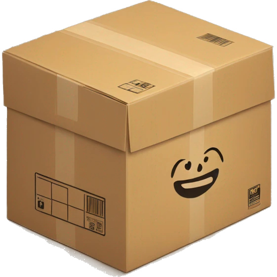 shipping carton emoji