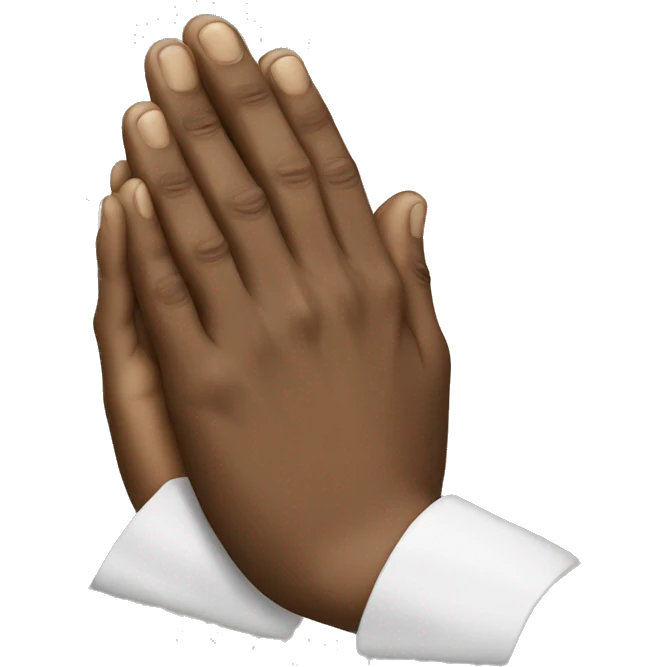 Praying hands  emoji