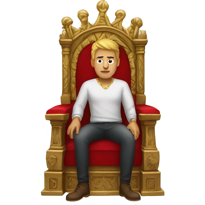 Person on the throne emoji