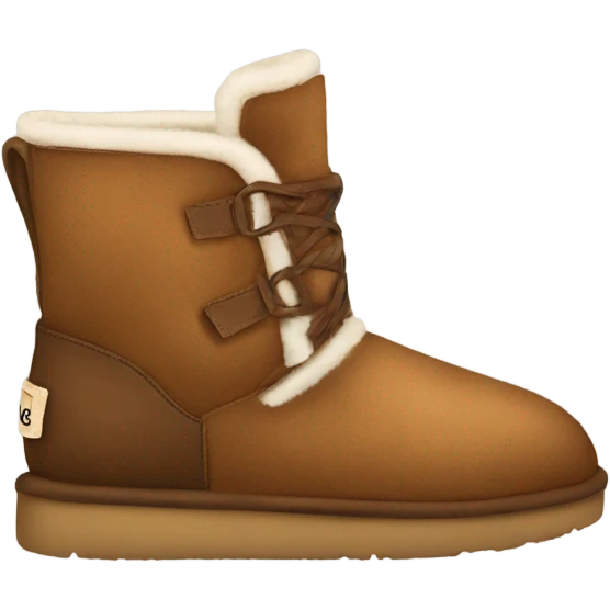 Ugg brown shoes emoji