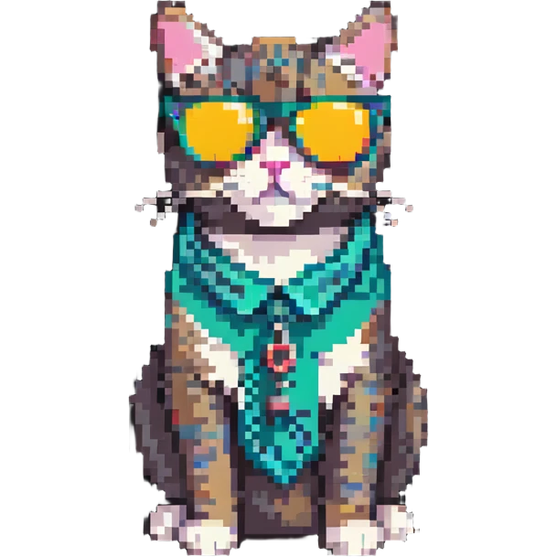 cat wearing sunglasses emoji