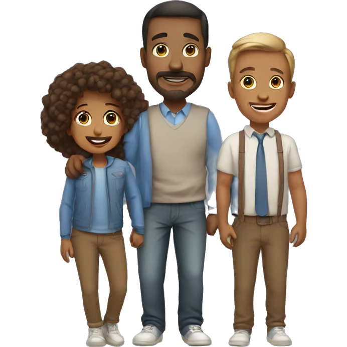 family mother father son emoji