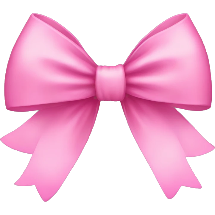 Pink bow emoji