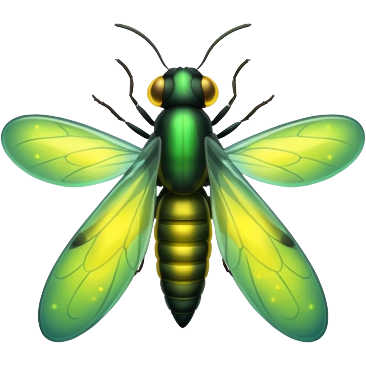 une luciole emoji