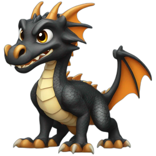 Dragon krokmou emoji