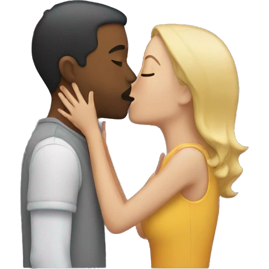 Two people kissing  emoji