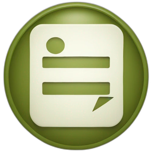 Check mark button olive color  emoji