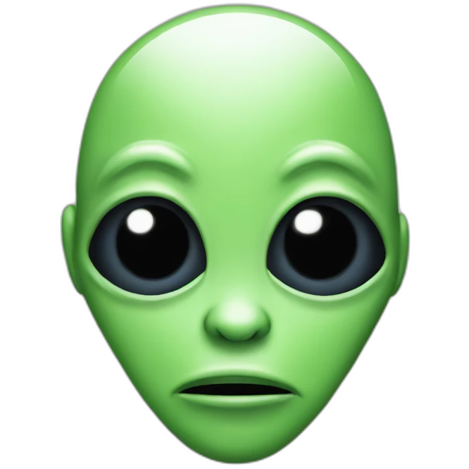 alien face cartoon emoji