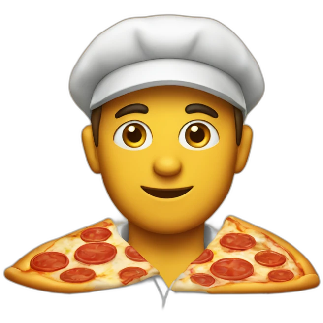 Pizza man emoji