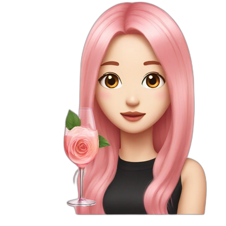 Rosé from blackpink  emoji