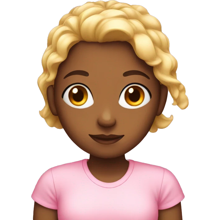 Pink girl emoji