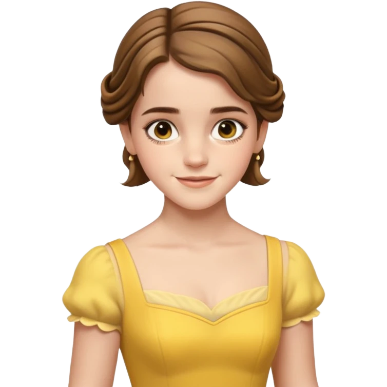 emma watson as belle Cinematic Realistic emoji