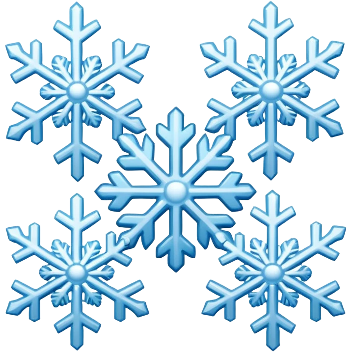 Snow fall emoji