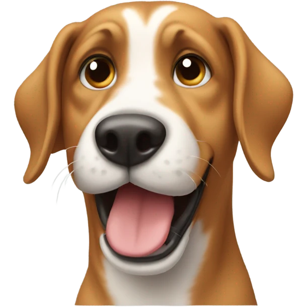 dog waving emoji