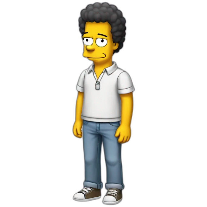 the simpsons young full body emoji