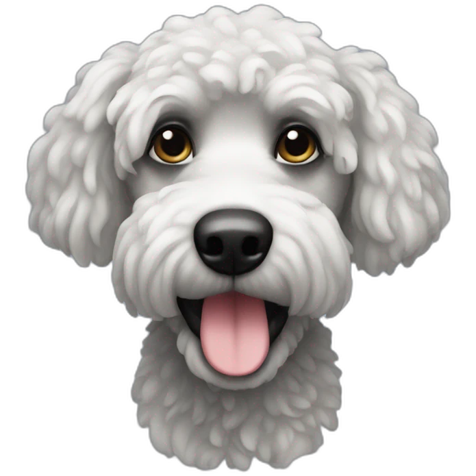 Caniche noir emoji