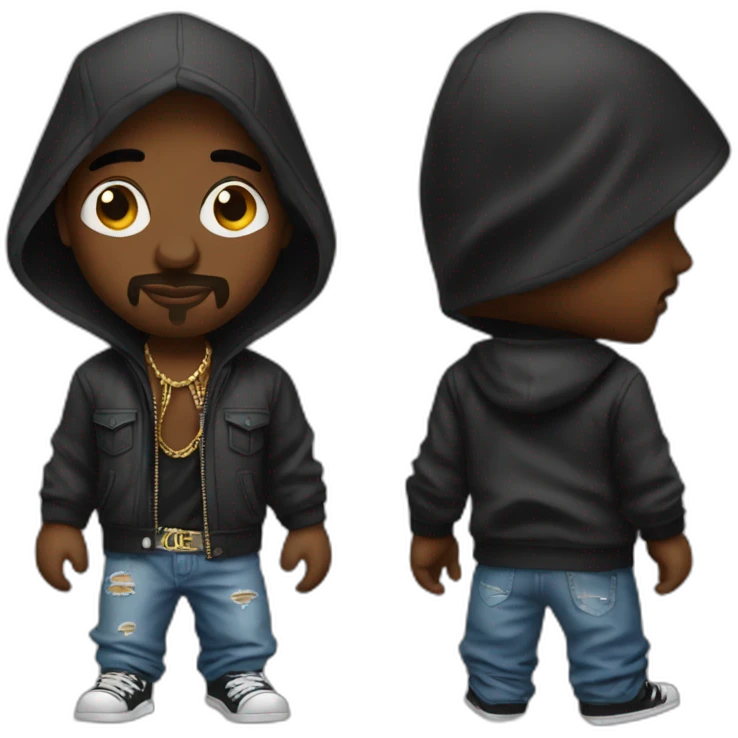 2 PAC RAPPER emoji