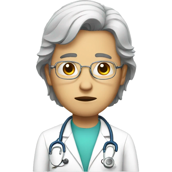 sad doctor emoji