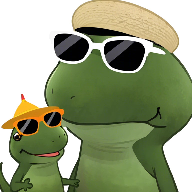 Bestie with a Dino  emoji