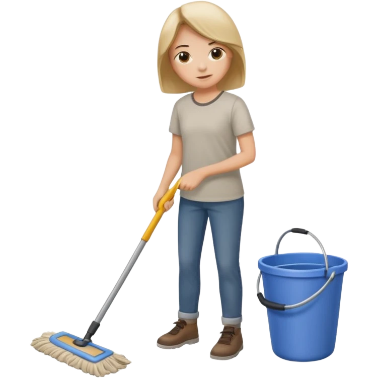 Mopping emoji