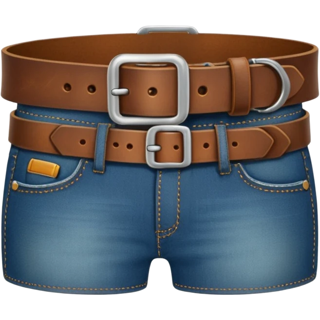 Jeans belt emoji