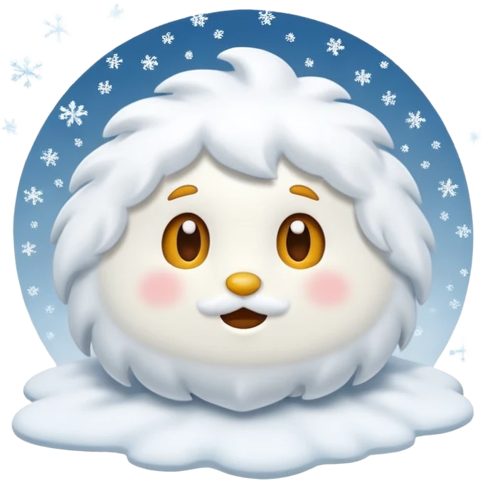 Snow emoji