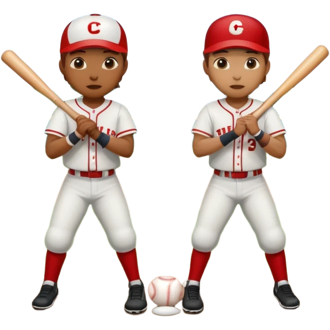quiero dos equipos enemigos de baseball vs emoji