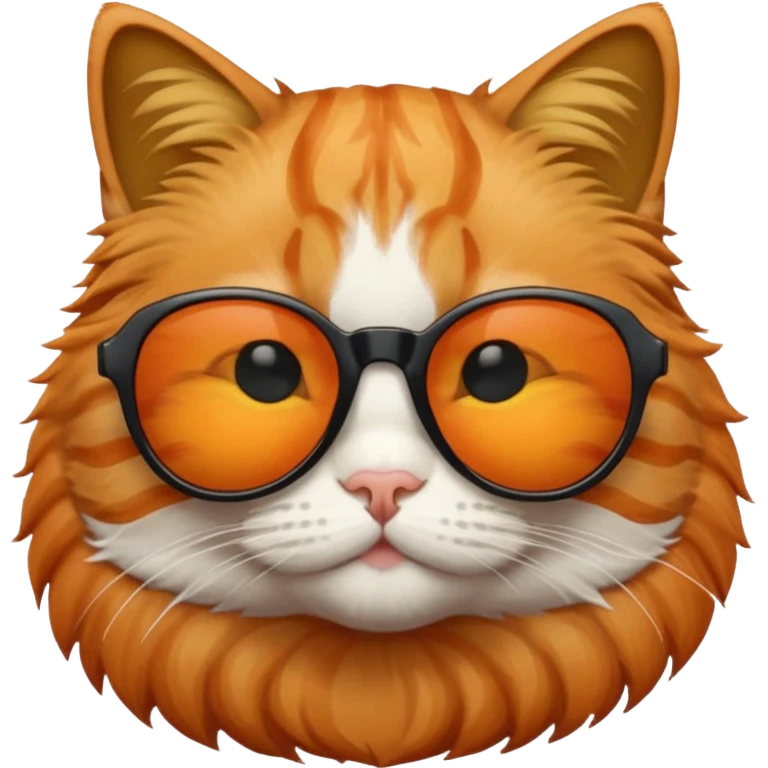 Cat wearing sunglasses emoji