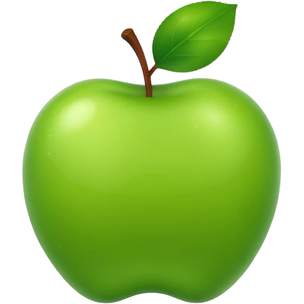 green apple emoji
