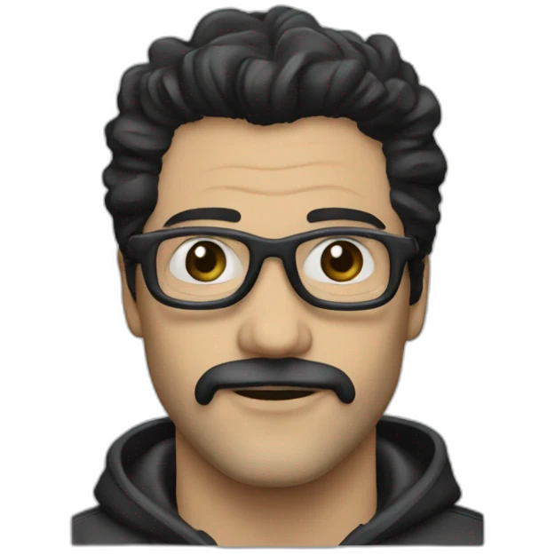 salvador martin from la casa de papel emoji