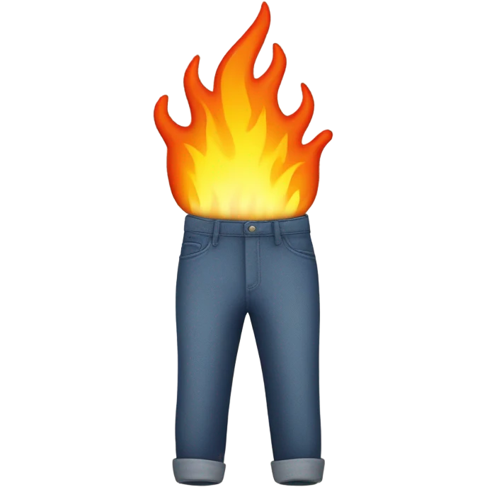 Pants on fire emoji