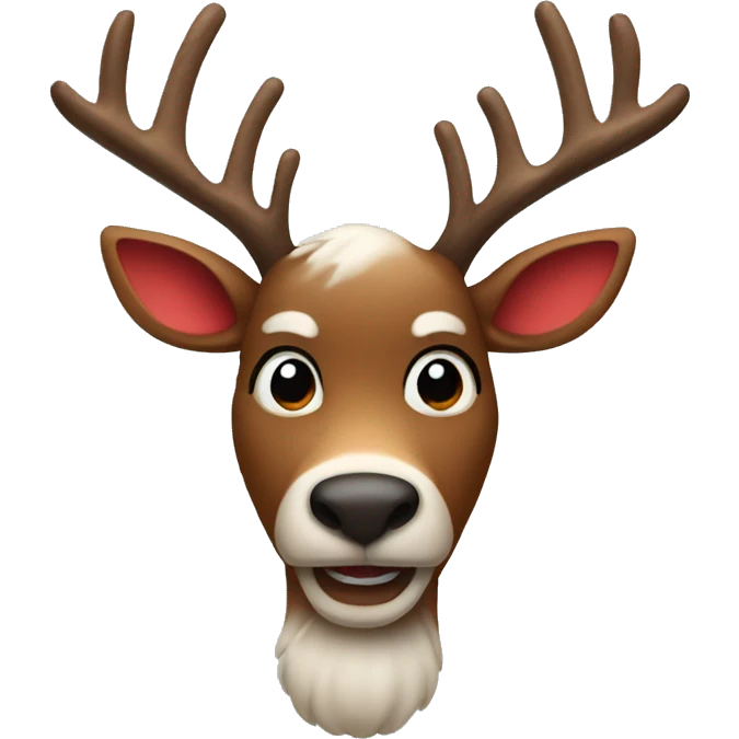 Red Nosed Reindeer emoji