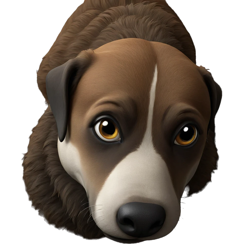 bird's eye view of animal emoji